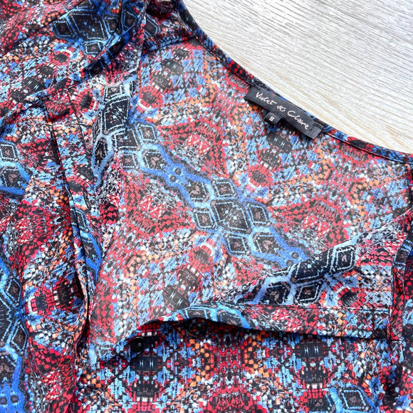 Violet & Claire Kaleidoscope Printed Blouse | Size Small - Picture 2 of 8